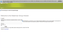 Tablet Screenshot of intranet.watermangroup.com